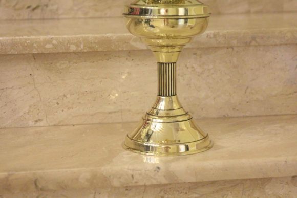 Роскошная керосиновая лампа. Европа. Начало 20 века