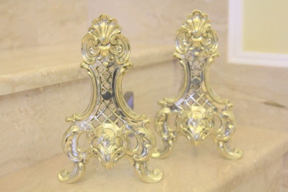 Антикварные таганы - старинная подставка под дрова в камин