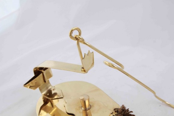 Необычная  керосиновая лампа без стекол. Европа.Начало 20 века