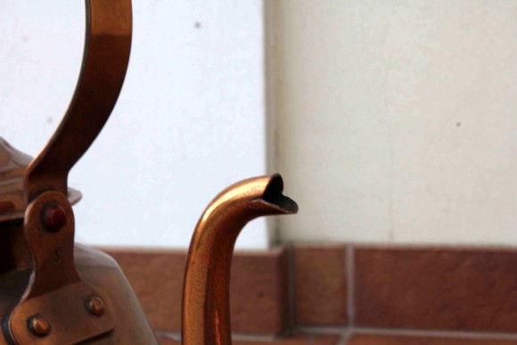 Чайник медный. Интересная форма. Идеальное состояние