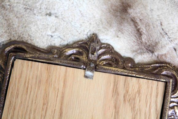 Прямоугольная винтажная рамка из металла