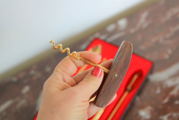 Винтажный набор для винных церемоний