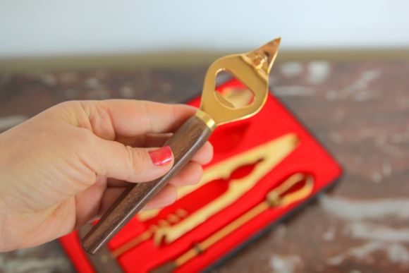 Винтажный набор для винных церемоний