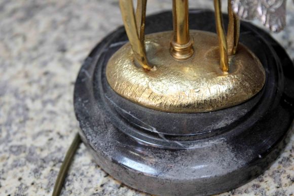 Винтажная настольная лампа Жар-птица