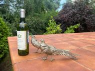 Большая пара посеребренных фазанов