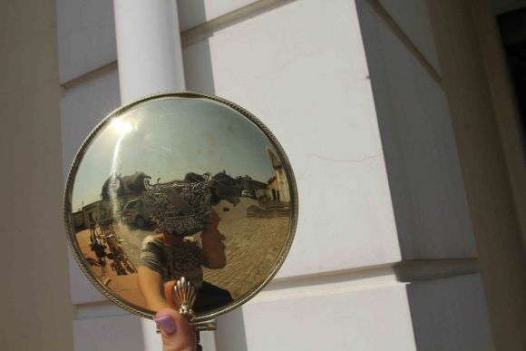 Старинная емкость для сбора крошек со стола. Италия. Начало 20 века