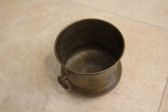 Интересное антикварное кашпо с ручками. Европа. Начало 20 века