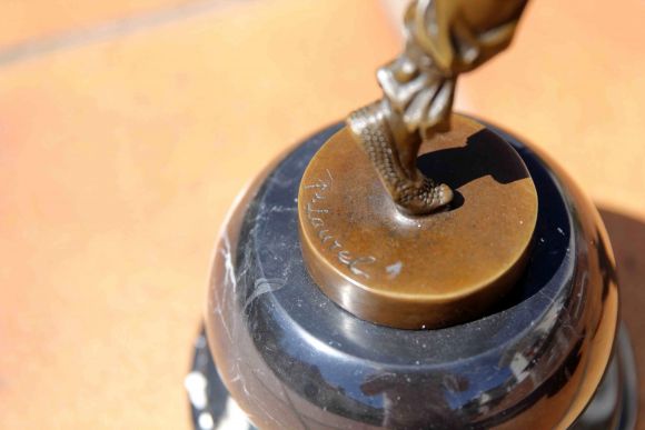 Антикварная статуэтка танец арт-деко. Европа. Начало 20 века