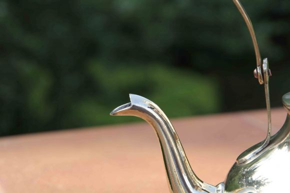 Винтажный чайник из латуни. Европа. Начало 20 века