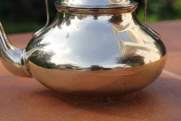 Винтажный чайник из латуни. Европа. Начало 20 века