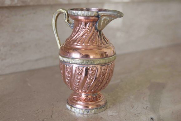 Винтажный кувшин из меди. Европа. Начало 20 века
