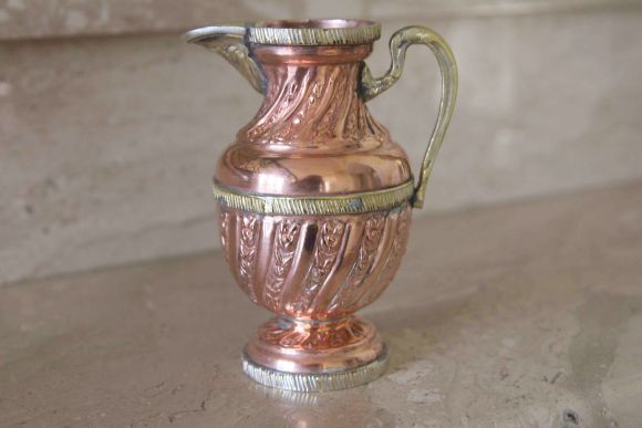Винтажный кувшин из меди. Европа. Начало 20 века