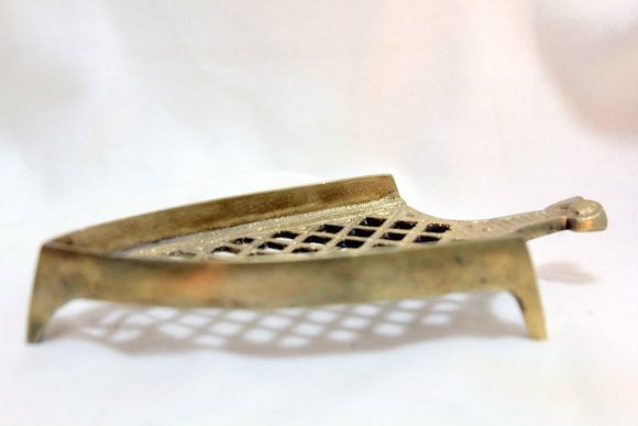 Старинная подставка под утюг латунь