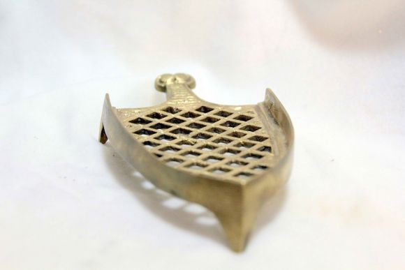 Старинная подставка под утюг латунь