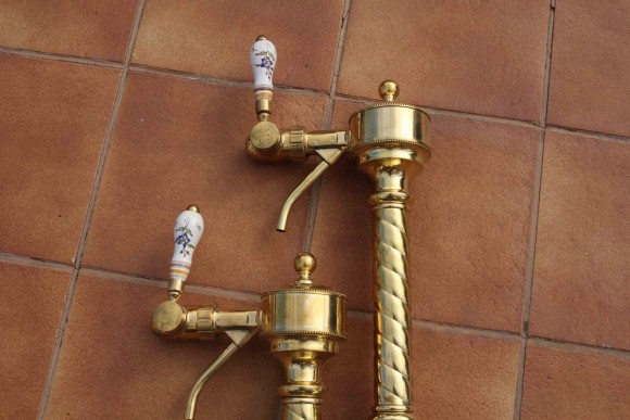 Антикварные ручные пивные краны. Европа. Начало 20 века