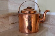 Огромный тяжелый чайник из меди. Вес 2600