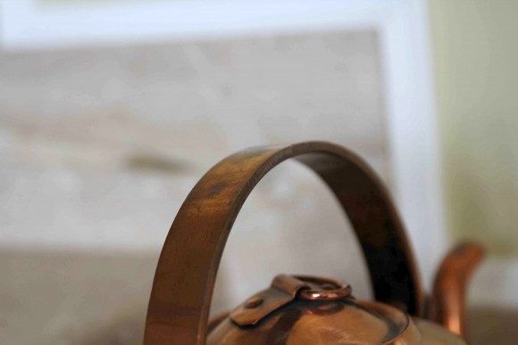 Огромный тяжелый чайник из меди. Вес 2600