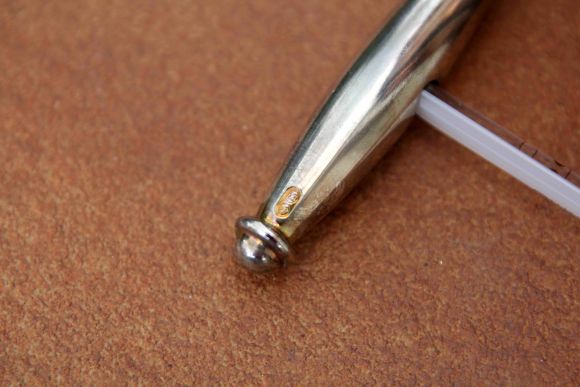 Старинное посеребренное ведро для охлаждения шампанского с градусником 