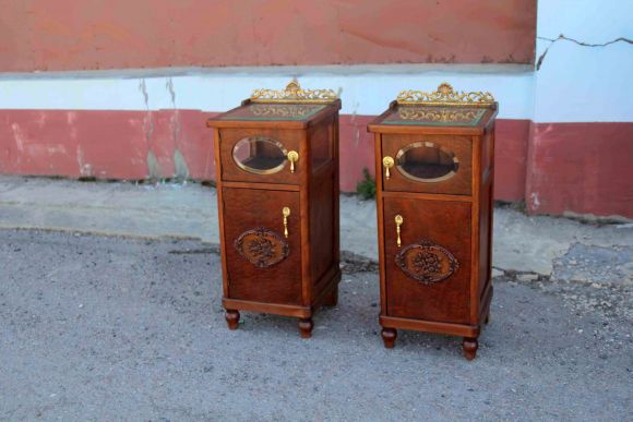 Потрясающая пара старинных тумб. Франция. Начало 20 века