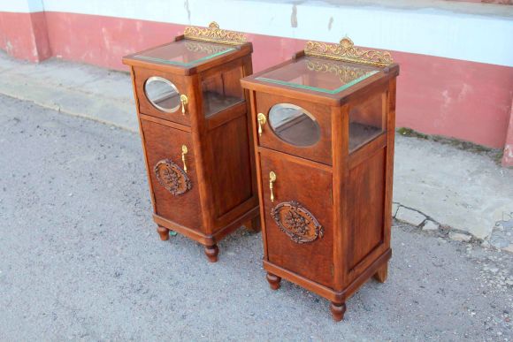 Потрясающая пара старинных тумб. Франция. Начало 20 века