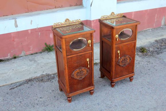 Потрясающая пара старинных тумб. Франция. Начало 20 века