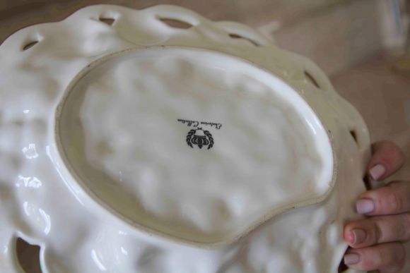 Очаровательная керамическая фруктовница