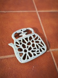 Оригинальная антикварная подставка под горячее. Европа. Начало 20 века Оригинальная антикварная подставка под горячее. Европа. Начало 20 века