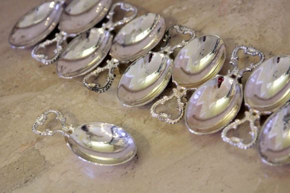 Очаровательные посеребренные ложечки. Европа. Начало 20 века