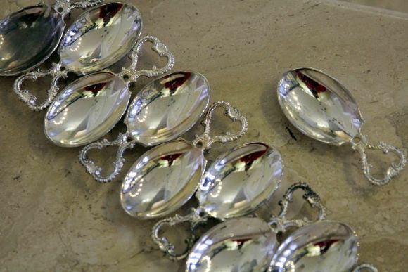 Очаровательные посеребренные ложечки. Европа. Начало 20 века