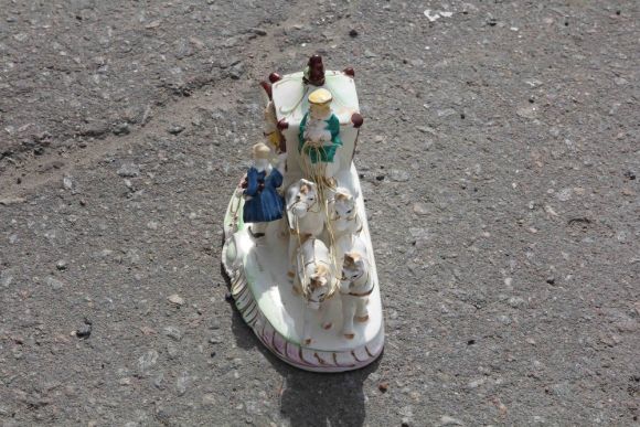 Антикварная, красивая фарфоровая статуэтка. Европа. Середина 20 века