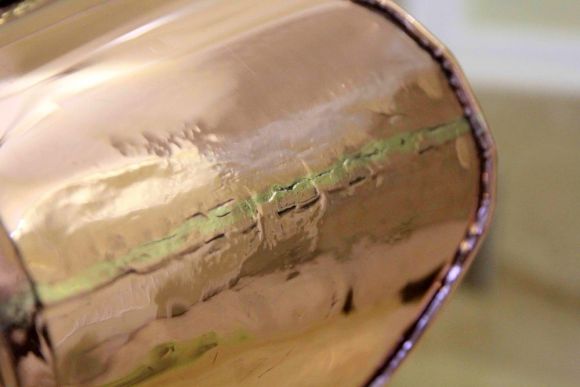 Превосходная медное кашпо со львами. Ручная работа. Европа