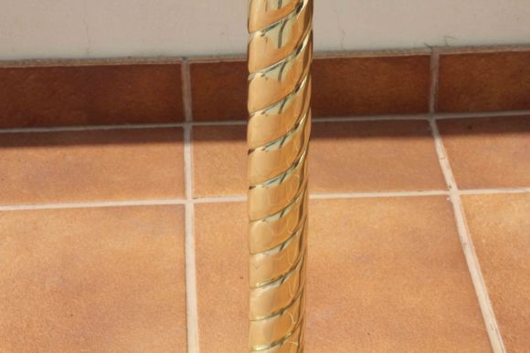 Латунный кулер для шампанского на ножке