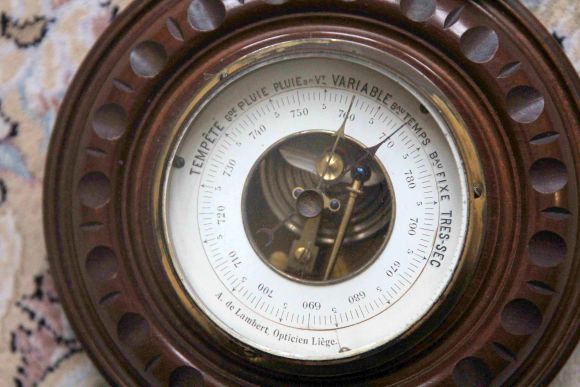Антикварный барометр с термометром. Европа. Начало 20 века