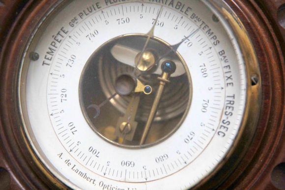 Антикварный барометр с термометром. Европа. Начало 20 века