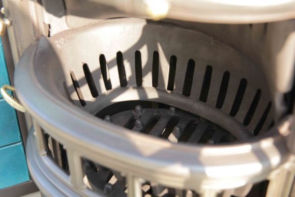 Шикарная старинная печь-камин. Без потерь. Европа. Конец 19 века