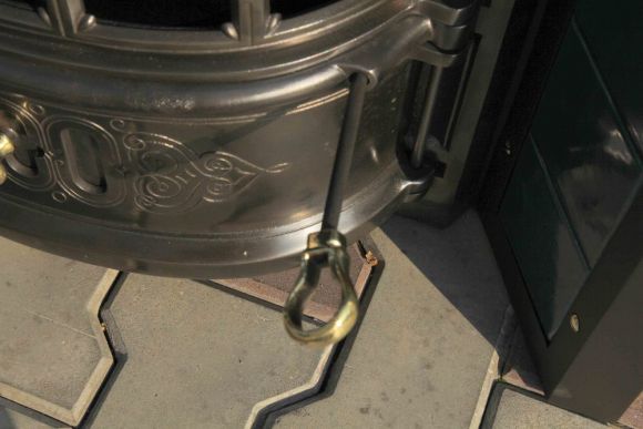 Шикарная старинная печь-камин. Без потерь. Европа. Конец 19 века