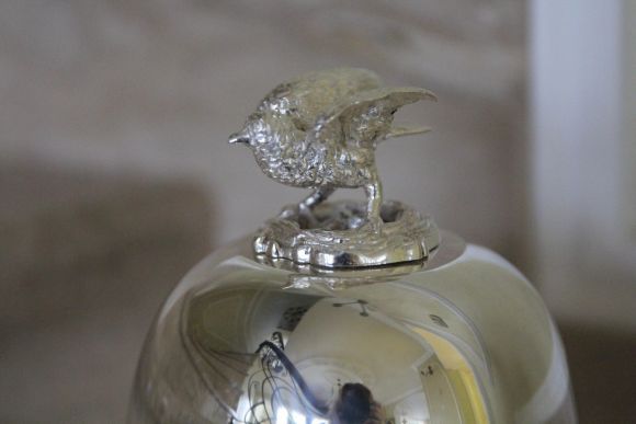 Раритетная яйцеварка в серебре. Европа. Начало 20 ого века