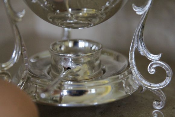 Раритетная яйцеварка в серебре. Европа. Начало 20 ого века