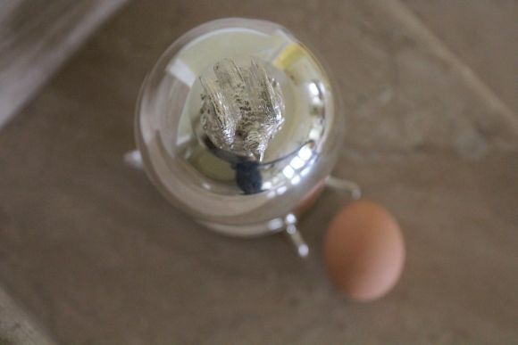 Раритетная яйцеварка в серебре. Европа. Начало 20 ого века