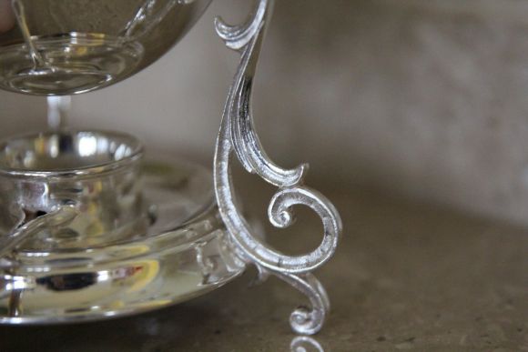 Раритетная яйцеварка в серебре. Европа. Начало 20 ого века