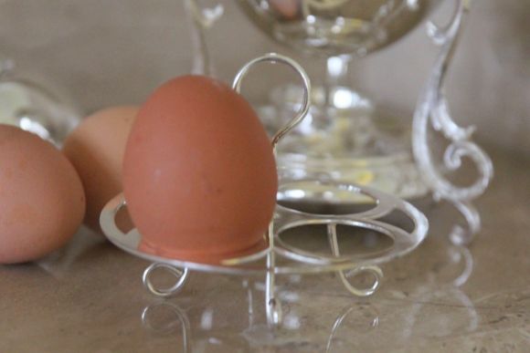 Раритетная яйцеварка в серебре. Европа. Начало 20 ого века