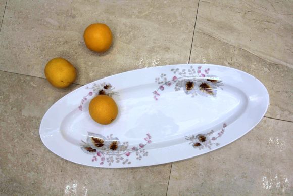 Старинное блюдо великолепного Великановского фарфора