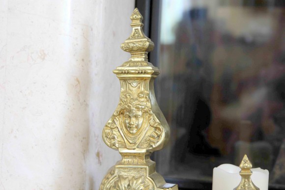 Антикварный каминный барьер. Франция 19 вв