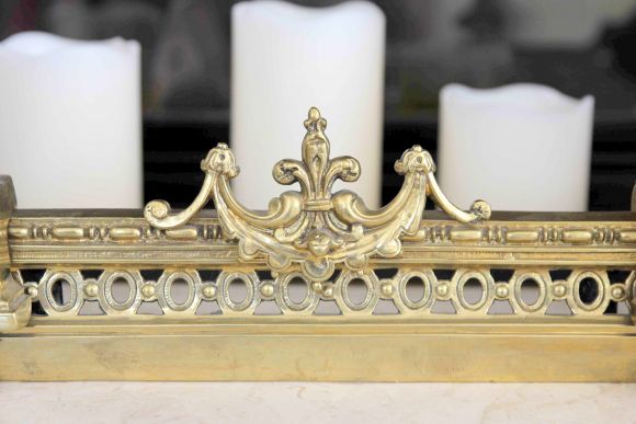 Антикварный каминный барьер. Франция 19 вв