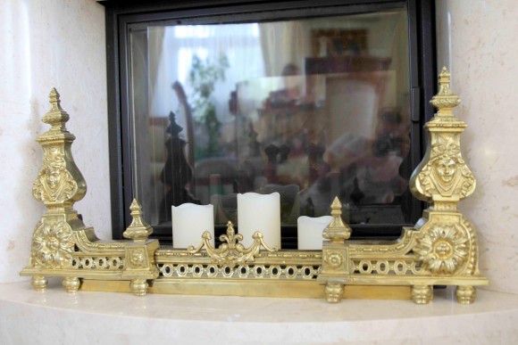 Антикварный каминный барьер. Франция 19 вв