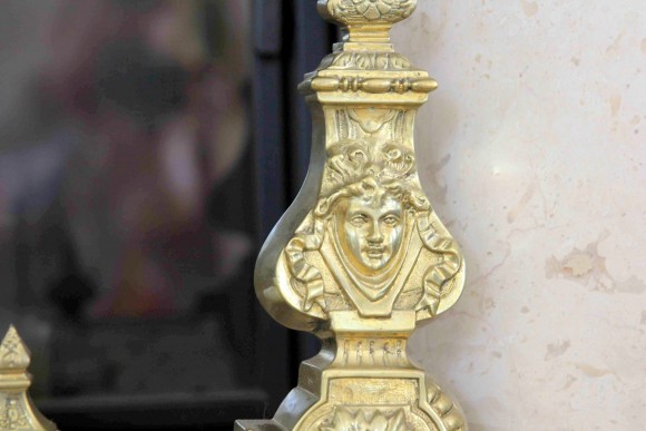 Антикварный каминный барьер. Франция 19 вв