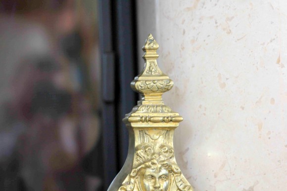 Антикварный каминный барьер. Франция 19 вв