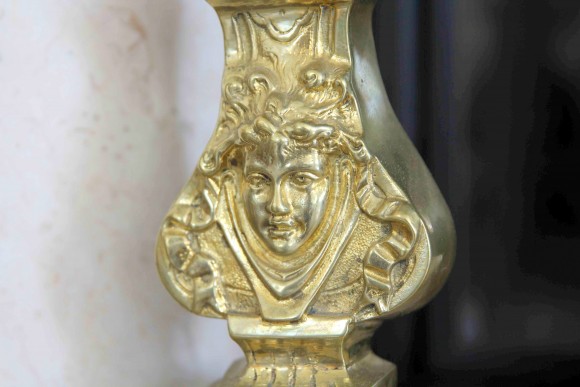 Антикварный каминный барьер. Франция 19 вв