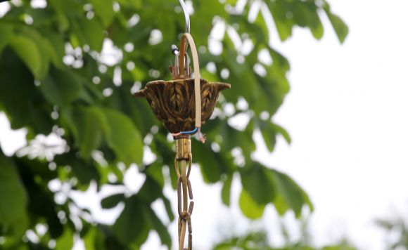 Большая бронзовая люстра