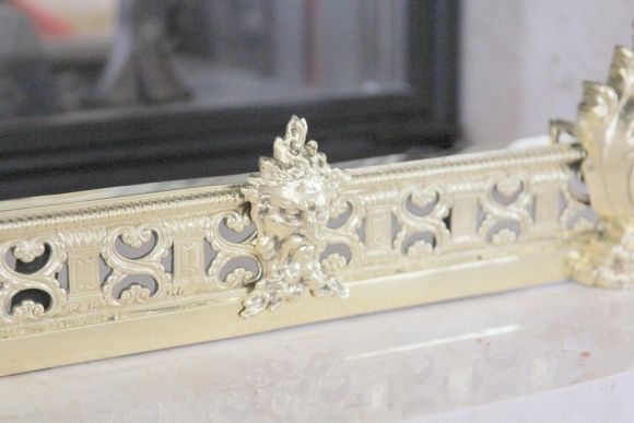 Антикварное ограждение для камина. Европа. Начало 20 века